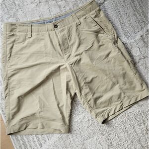 Under Armour Men's Khaki Color Flat Front Shorts